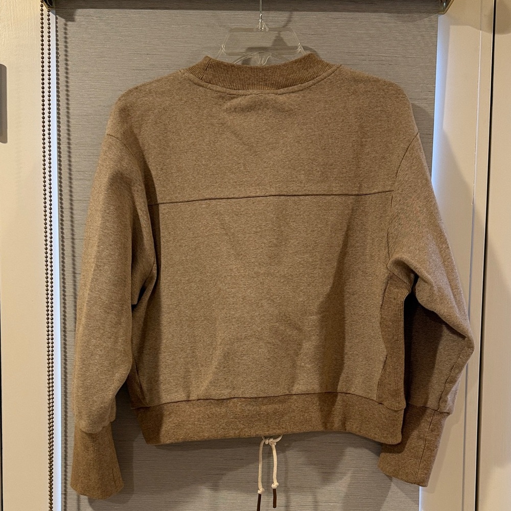 Varley beige/carmel Crewneck Sweatshirt with Drawstring - Picture 3 of 3